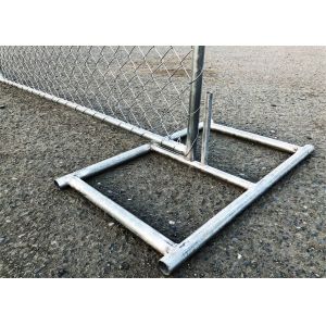  Temporary Chain Link Fence Panels 6'Height X 14' Width 35mm wall thickness 1.5mm Mesh 2.5&quot; x 2.5&quot; diameter 11.5ga Manufactures
