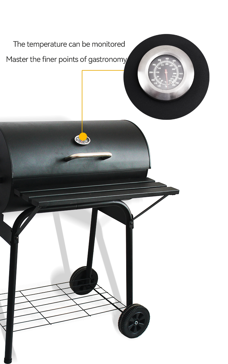 Folding Charcoal Grills Smokeless Outdoor Smoker Traiger with Chrome Plated Finish