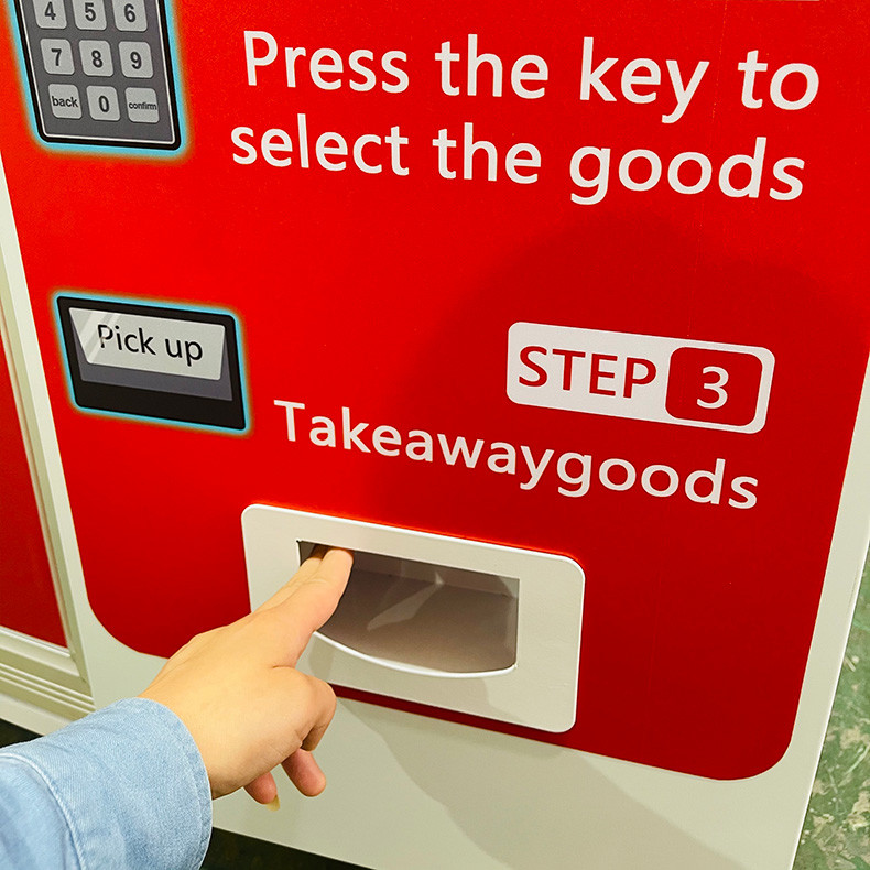 24 Self-Service Easy Touch Screen Smart Grave Candle Vending Machine for Sale Europe Accept Card Reader
