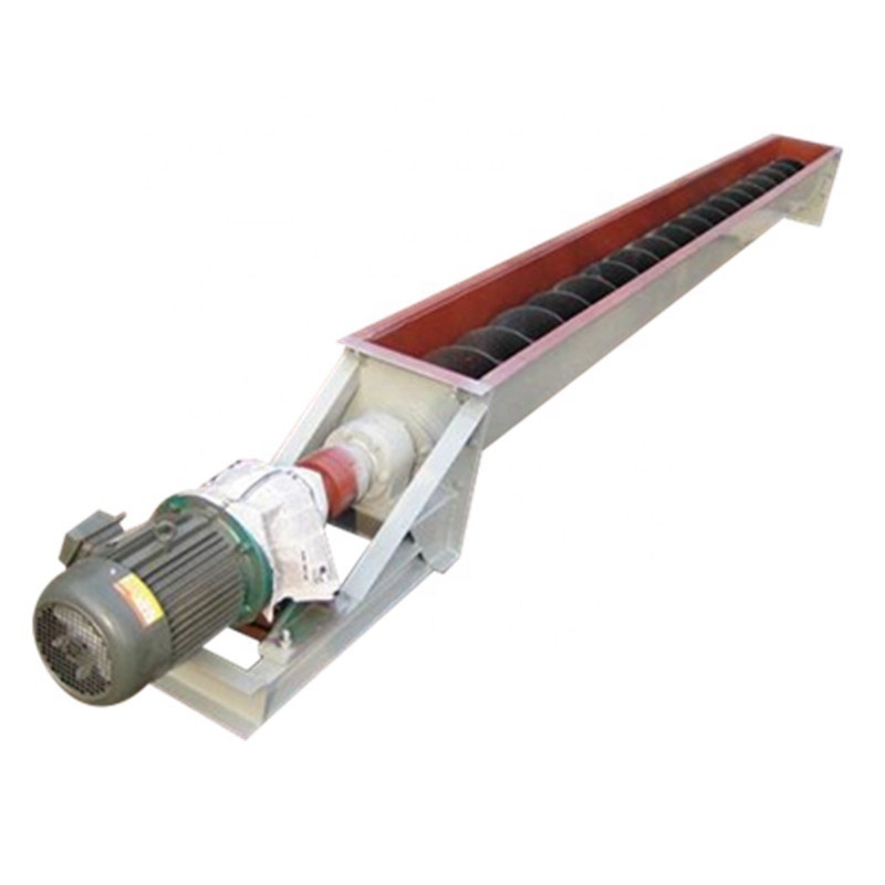 OEM Custom 2024 New U-Shaped Steel Auger Conveyor with Motor Bearing Gear