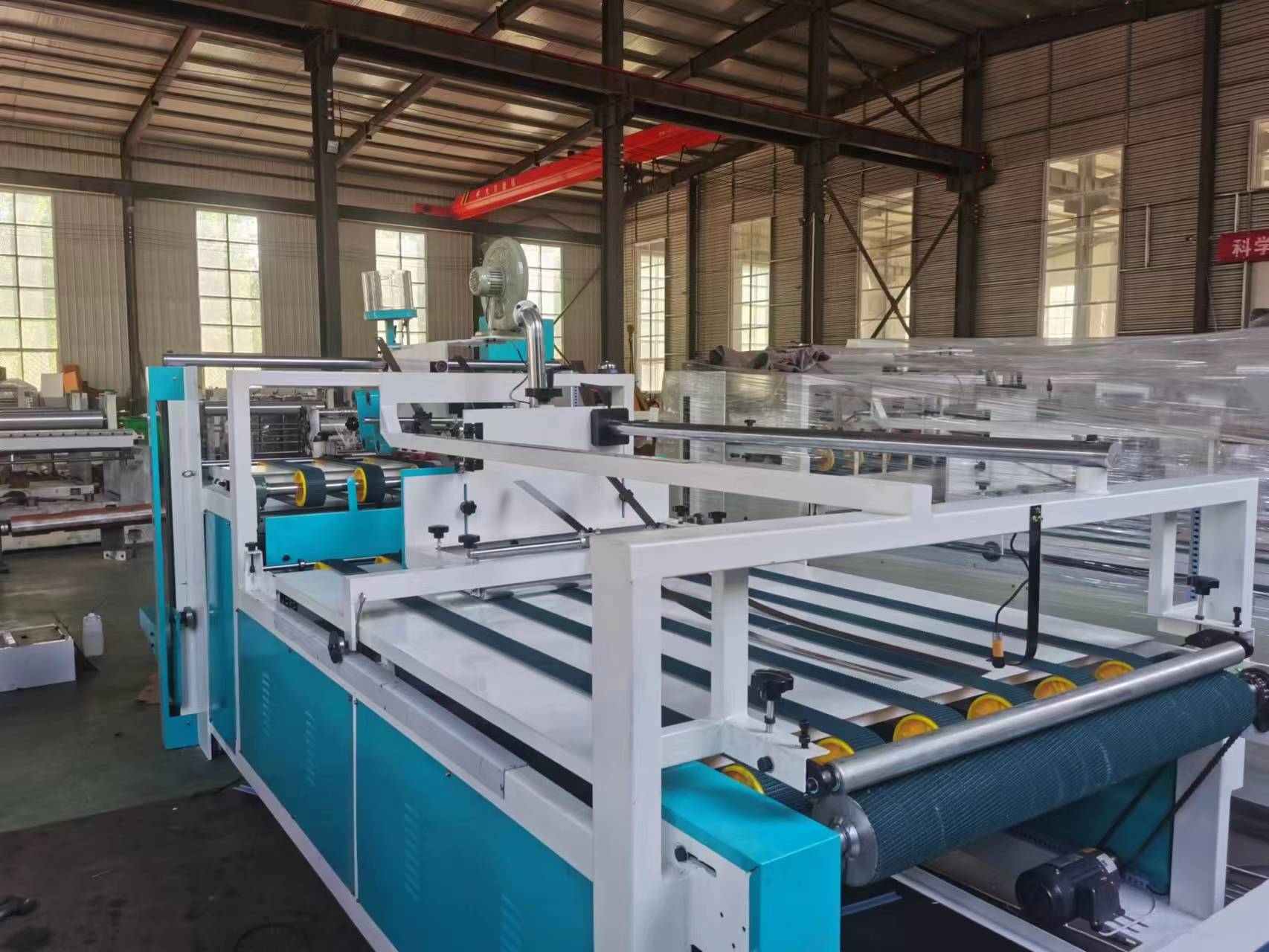 Electric Driven Paper Forming Machine Semi Automatic Folder Gluer for Carton Boxes