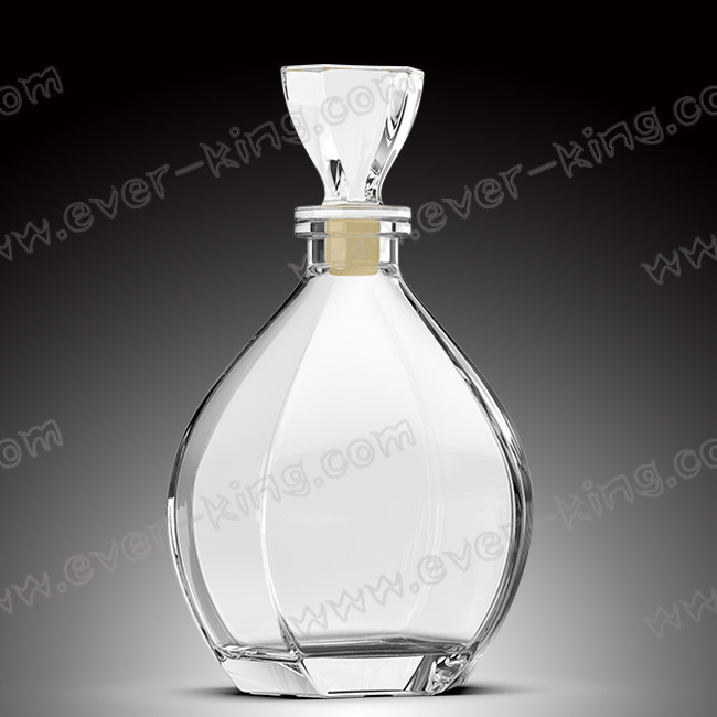 SGS Cork Cap Empty 750ML Tequila Glass Bottle