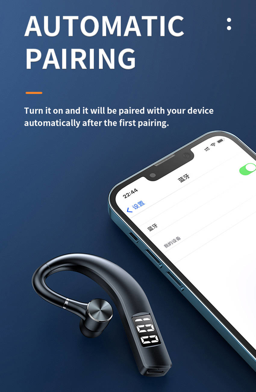Portable Wireless Earpods Bluetooth 5.2 Soft Earhook Multiple Usage For Iphone