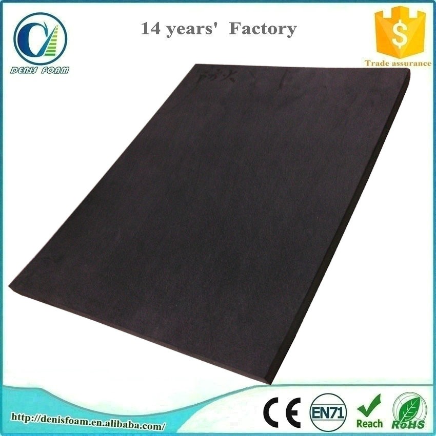Black or white color eva non flammable foam
