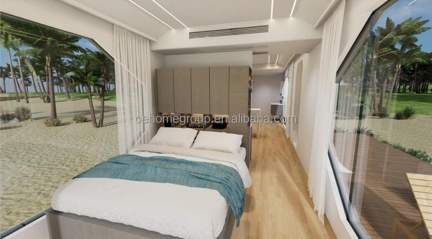 Fully Assembled Prefab Houses Customized Small Prefab House For Guard Room Prefab House Kit