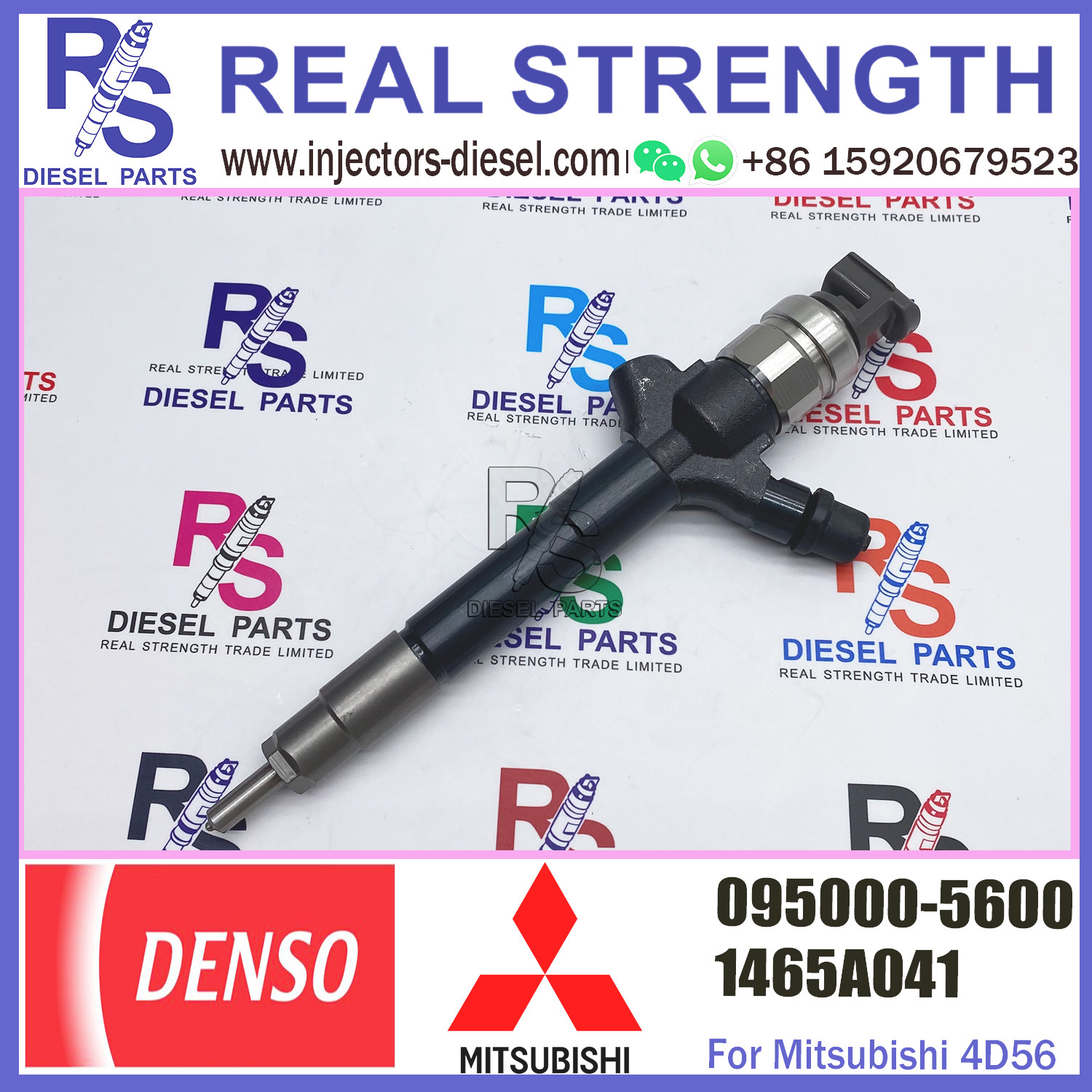 diesel fuel injector 1465A041 common rail injector 095000-5600 for MITSUBISHI L200