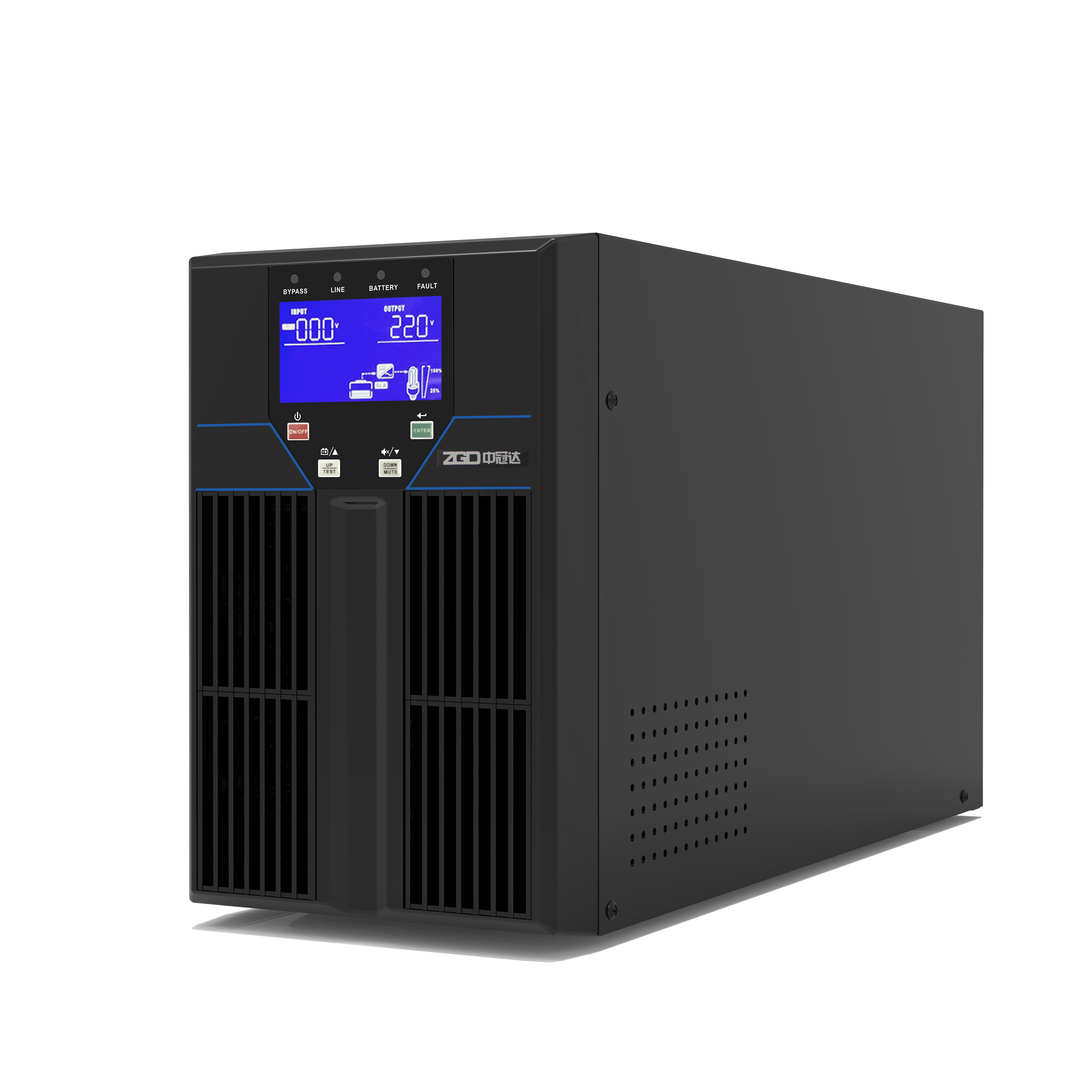 3kva 2400W High Frequency Online UPS Power Systems For CCTV Solution