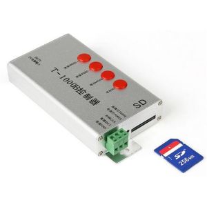 T-1000B Sd Card Led Pixel Controller Programmable SPI Signal Output Full Color