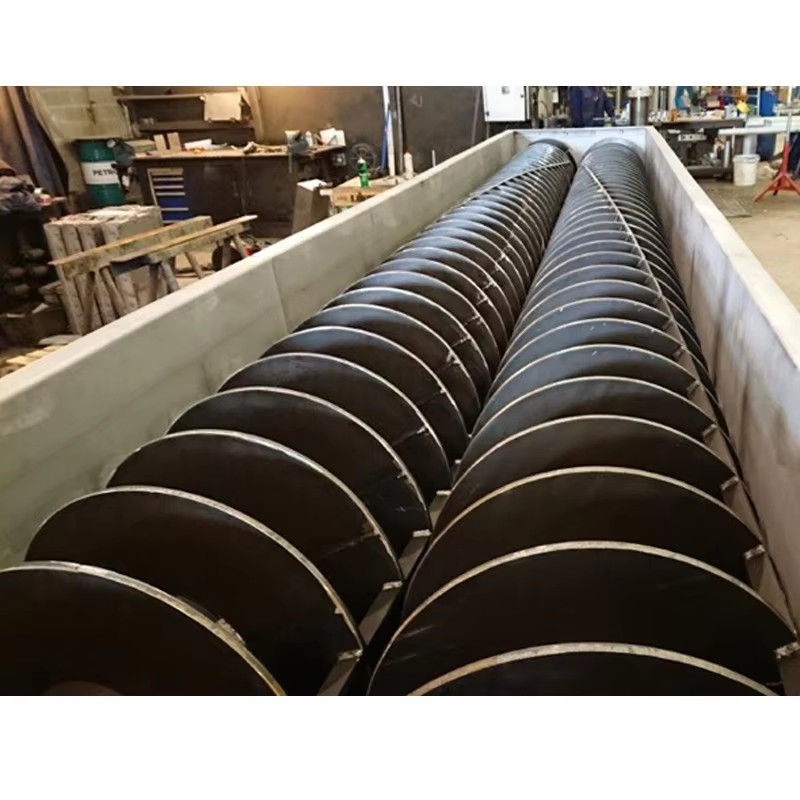OEM Custom Thermal Processing Heater Screw Drying Auger Hollow Flight Heating Screw Conveyor