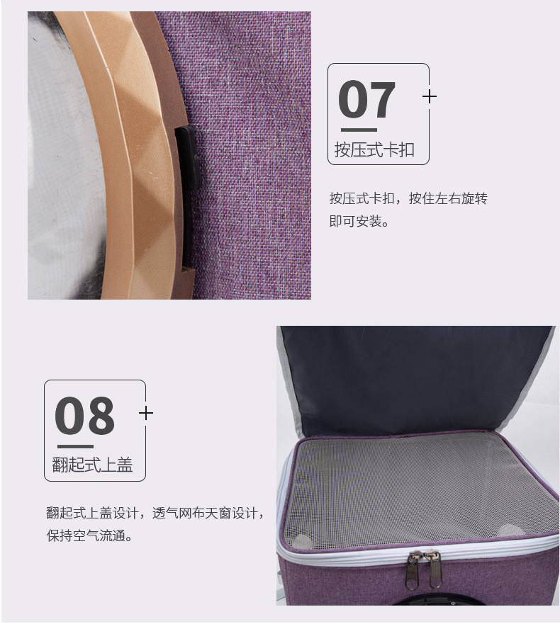 Breathable Pet Carrier Cat Kitten Dog Backpack Astronaut Capsule Window Backpack