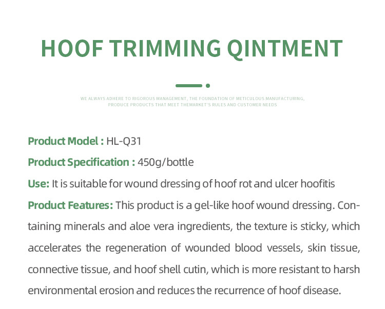 Lvle Qintment Green 450G Healing Hoof Cream Repairs And Regenerates Hooves 30-45 Applications