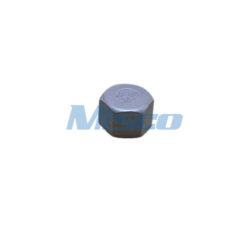 1" SR Polish 304 Stainless Steel Hexagon Cap Casting Pipe Fittings