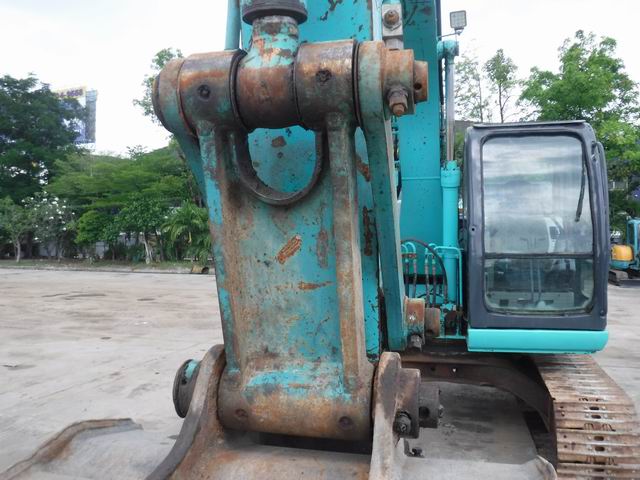Customized Kobelco Excavator 13 Ton Mitsubishi Engine 0.5m Bucket 1500 Working Hours