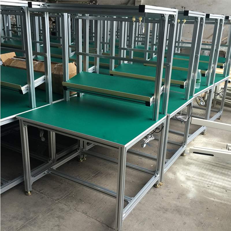 ESD Loading Aluminium Profile Workbench Removable For Custom Shelving