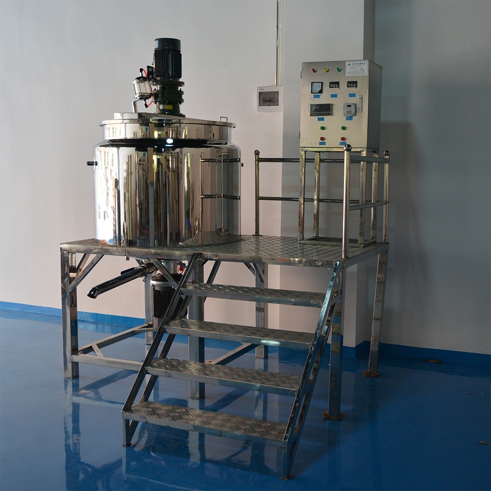 SUS316L Cosmetic Mixer Soap Mixing Machine Vacuum Homogenizing Mixing Machine