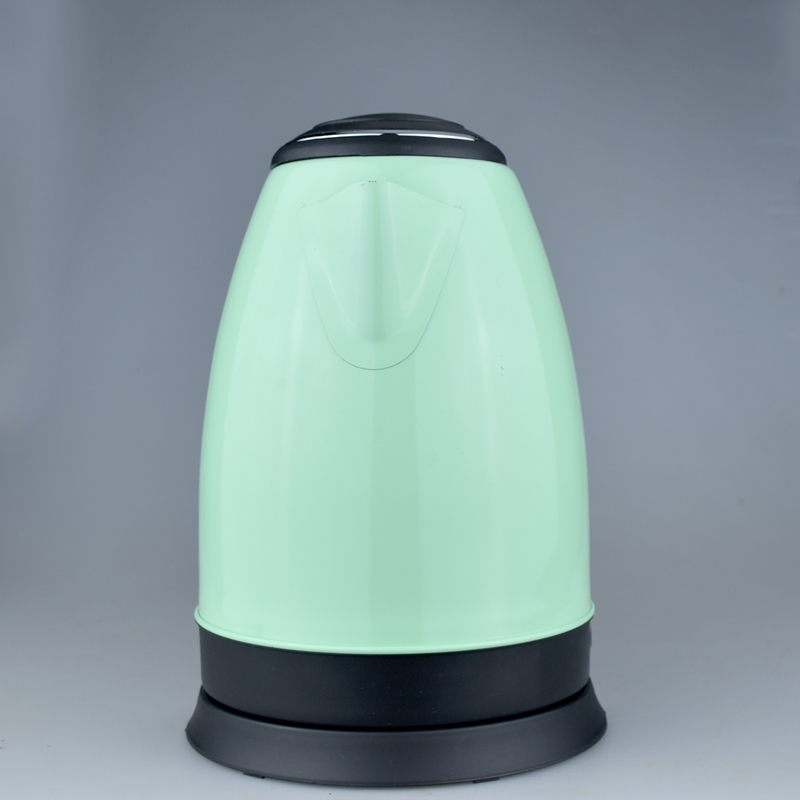 New Products Cute Green Color Electric Stainless Steel Tea Kettle