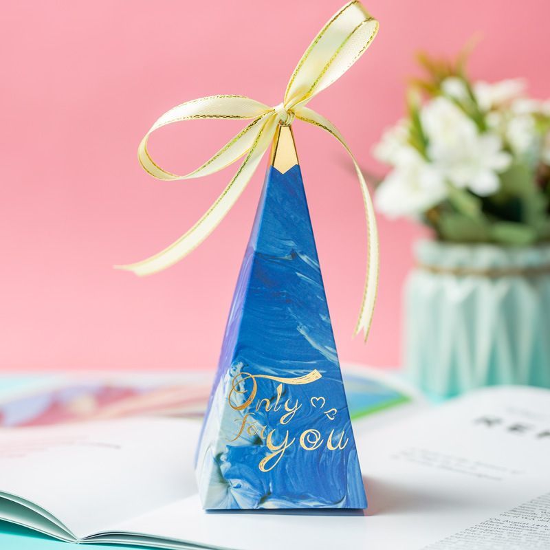 House Shaped Elegant Gold and Silver Hot Stamping Gift Packaging Paper Box