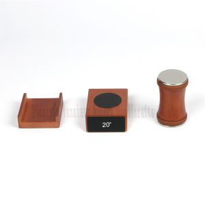 Rolling Knife Sharpener Kit – Magnetic 4-Angle Base, 9.8cm Longer Wooden Roller,