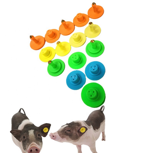 ISO Certificated 2 Pieces Livestock Ear Tags Laser Printing