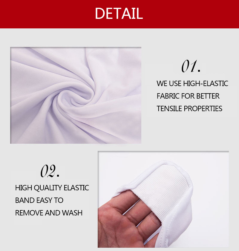 2019 Coloured Universal Spandex Lycra Banquet Chair Cover Stretch Elastic for Wedding Party decoration