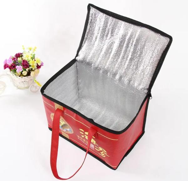 Reusable Insulated Cooler Bag For Food Transport Hot Cold Camping Grocery