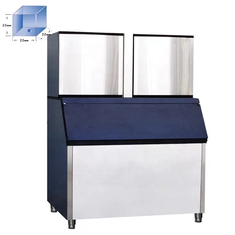 Professional Ice Block Making Machine 68kg/24h Commercial Ice Cube Machine Coffee Bar/Hotels/Food & Beverage Shops