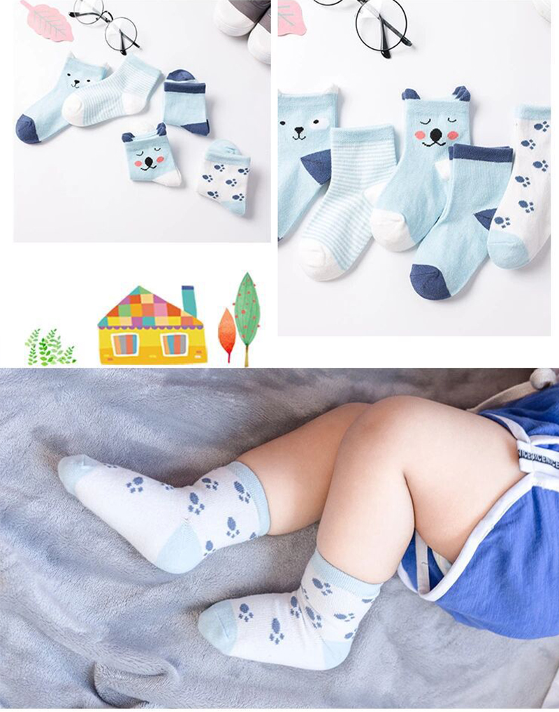Cartoon Printed Picture Socks , Anti Snagging Cotton Non Slip Socks