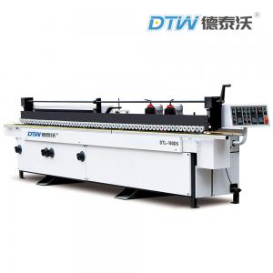 China MDF Plywood Profile  Edge Sanding Machine DTL-160DS With Side Routing Trimming Buffing Side Sanding Machine on sale