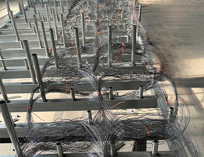 Galvanized Armored Vehicle Trap Netting Tank Barrier Barrage Wire Mesh