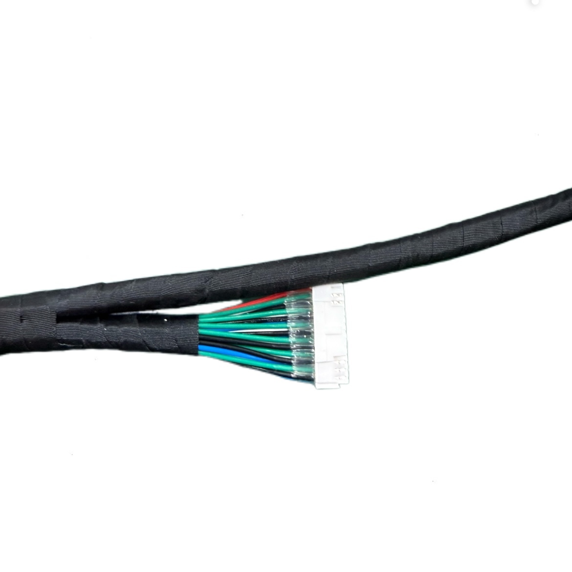 Black Automotive Wire Harness Customizable With Acetate Cloth Material