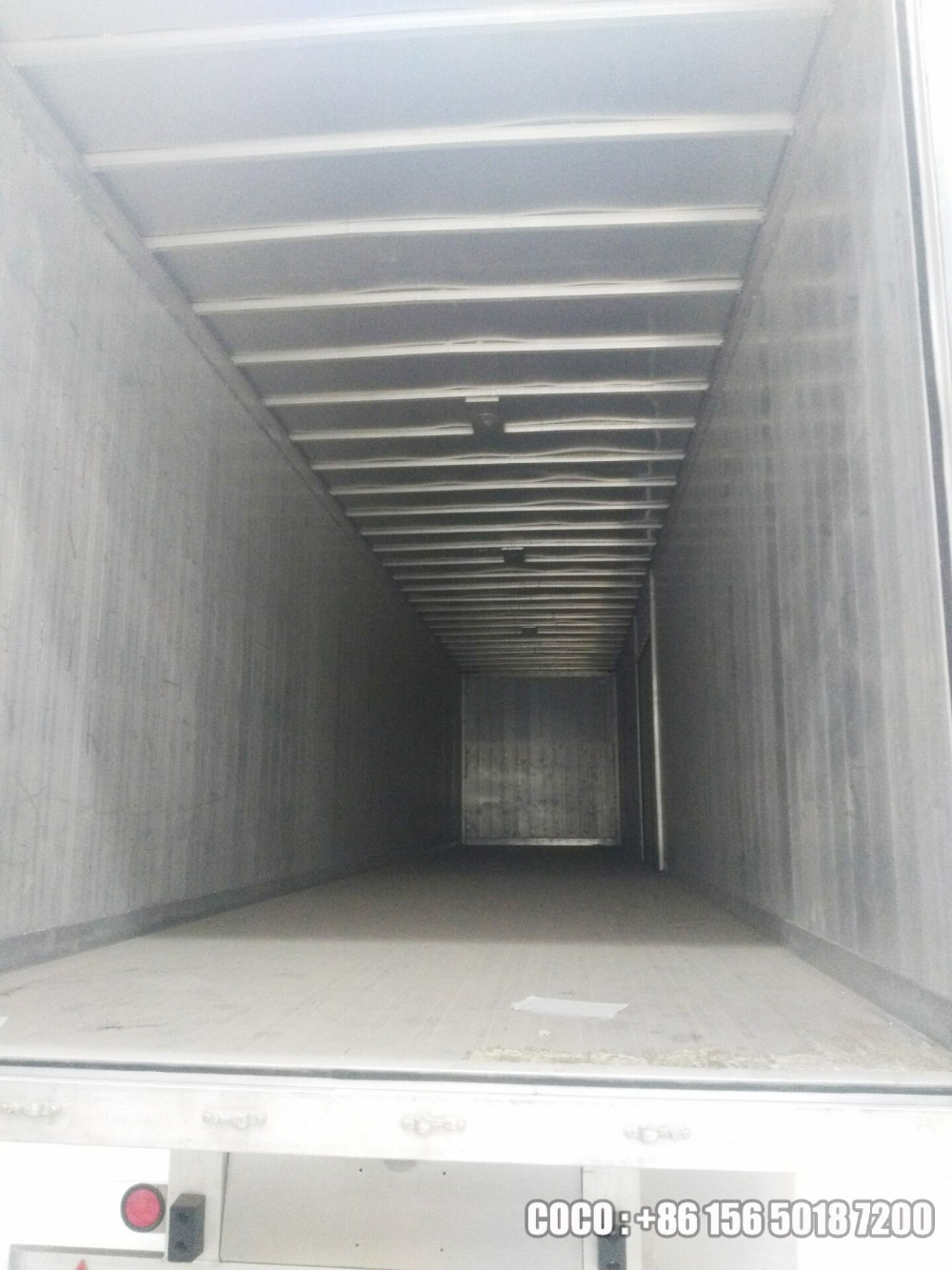 Steel Semi-Trailer 40ft 45ft Curtain Side Truck Trailers for Russia Market Van Type