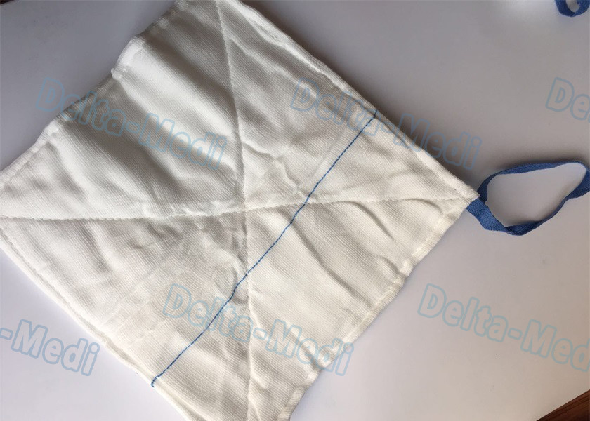 Lap Laparotomy Sterile Gauze Sponges 100% Contton With X Ray Detectable Blue Loop