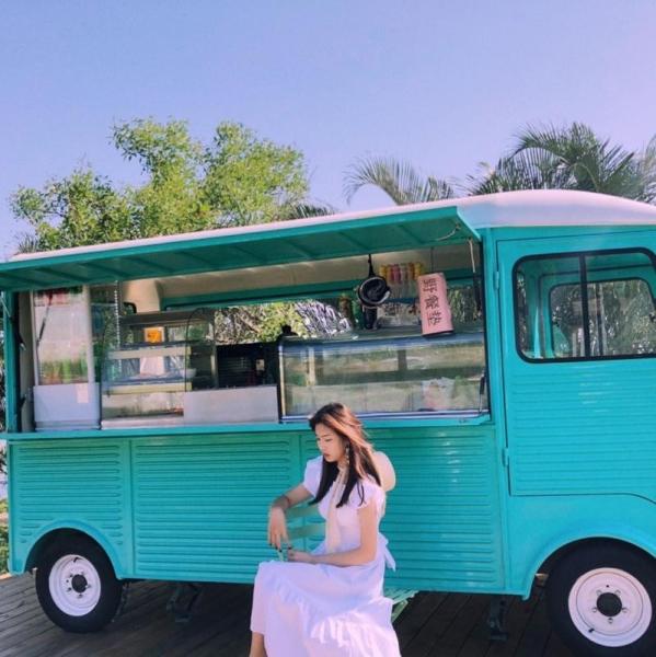 Food Trailer Vintage Mobile Sales of Various Commodities Customized Citroen HY