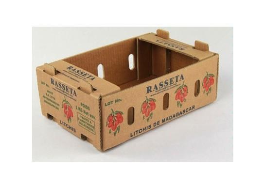 Eco - Friendly Vegetables Packing Boxes , Plain Cardboard Boxes For Food