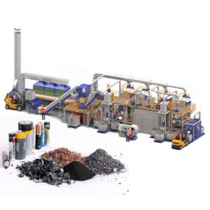 Top- Scrap Lithium Ion Battery Recycling Line for Cobalt Lithium Graphite Mix