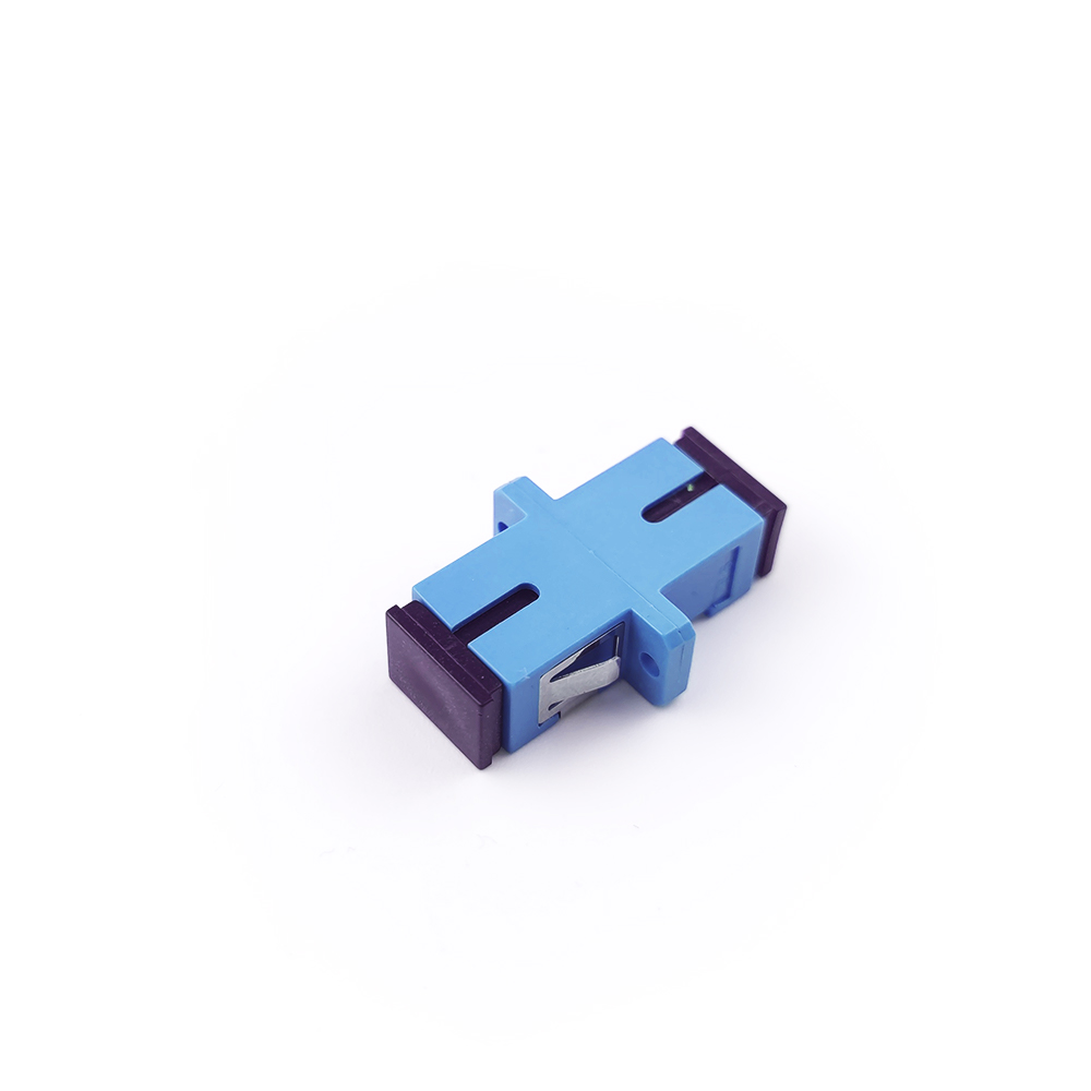 5 PBT Earless Dustproof Duplex Coupler SC Optic Fiber Adapter with APC