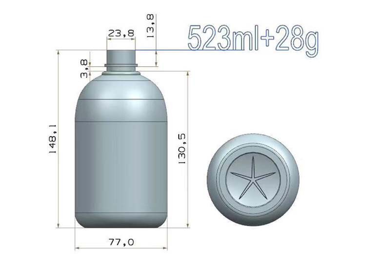 Online Support Semi-auto Plastic Drinking Water Bottle Blowing Machine for Production