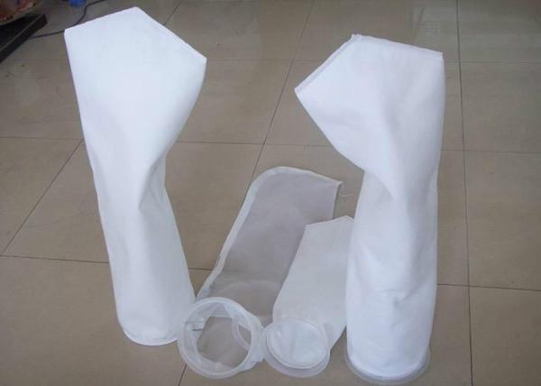 Micron Nylon Mesh / Needle Liquid Filter Bag Plastic / Steel Ring for Water