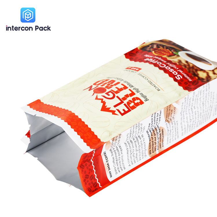 29.85x5.12 Inch Custom Resealable Plastic Bags Eight Sides Sealed For Snacks Foods Nuts