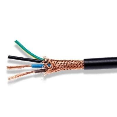 GB/T9330-2008 Standard 0.5-2.5mm2 Copper Braided Shielded Control Cable for