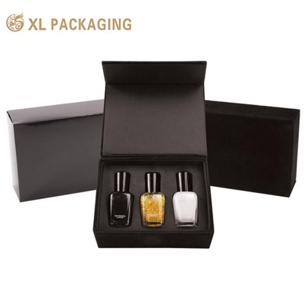Custom Logo Gel Nail Bottle Gift Box Packaging Magnetic Nail Polish Paper Box