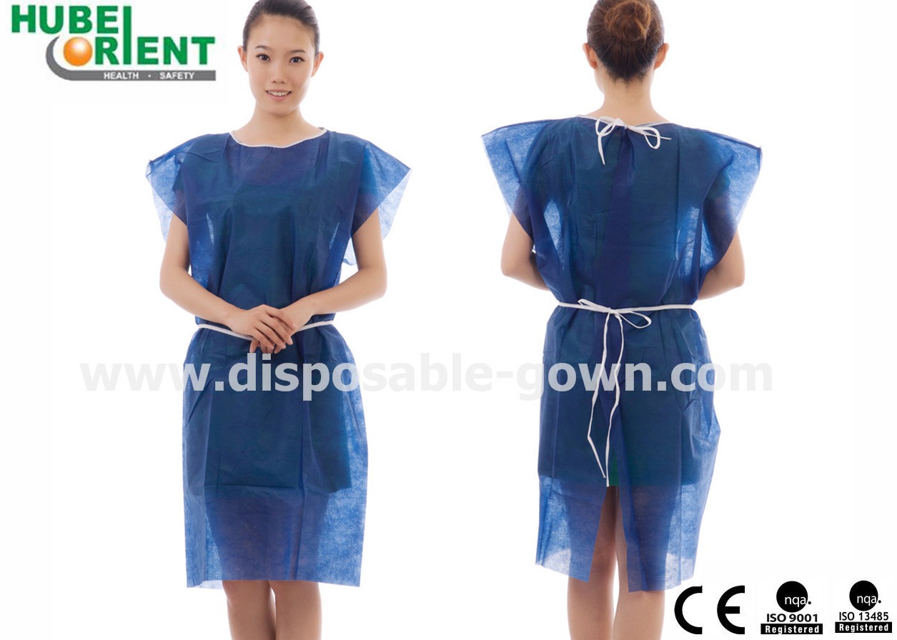 PP Material Isolation Gown Waterproof Safety Clothing Suit Green