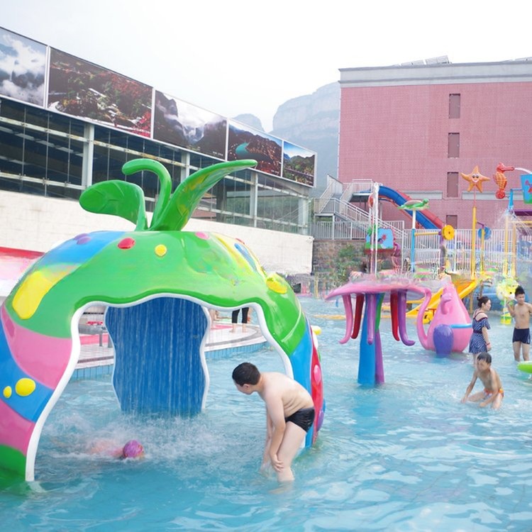 Fiberglass Apple House for Children Water Park