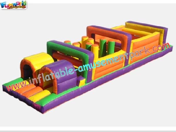 Inflatables Obstacle Course Tunnel Amusement Park Toy, Children Playground for