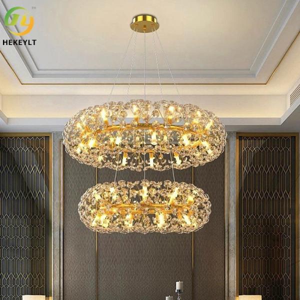 Modern Light Luxury Crystal Chandelier Master Bedroom Dining Room Dandelion