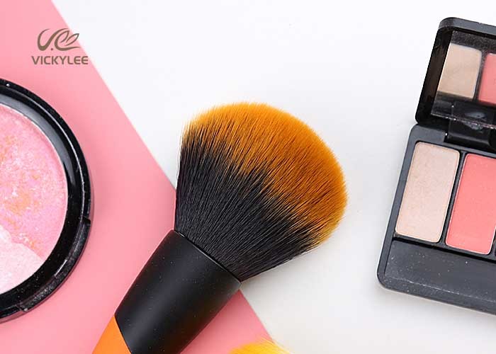 Horse Hair Plastic Handle 155MM Facial Makeup Brushes