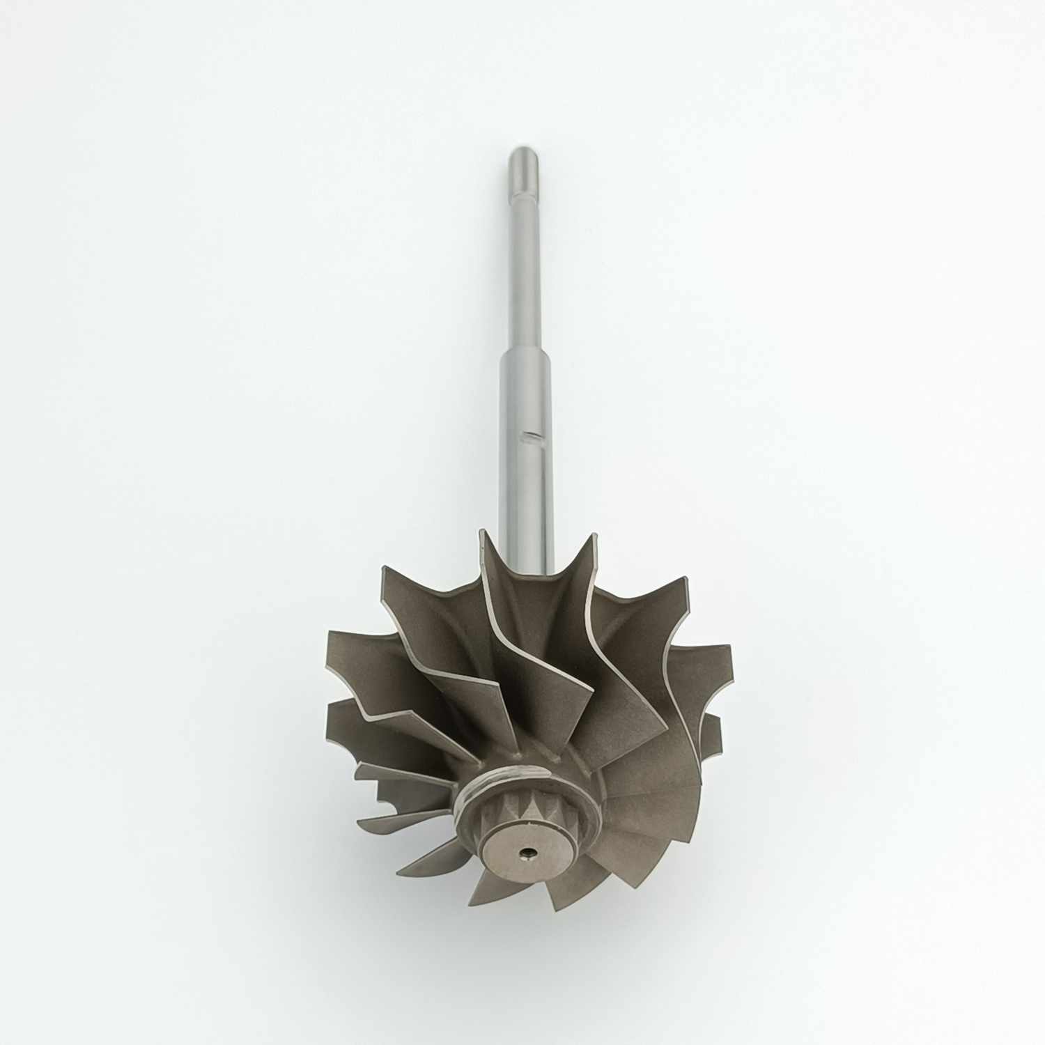 MS-TECH Turbo HE500VE Turbine Wheel Shaft 4041851 Ind 84mm Exd 68mm Blades12