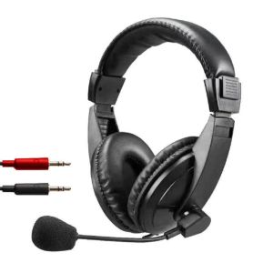 Noise Cancelling Headset With Dual Connection Modes Simple Controls For Office