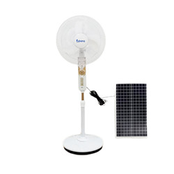 Three Adjust Speed Rechargeable Solar Fan With Solar Panel