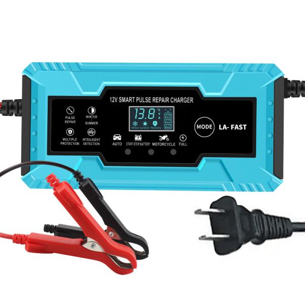 FCP 12V 4AH-100AH Battery Pulse Repair Maintainer Trickle Charger for Gel AGL